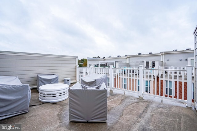 view of patio / terrace with area for grilling