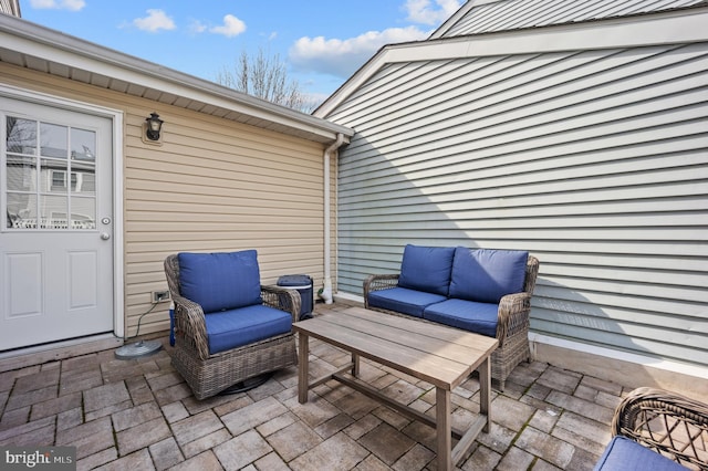 view of patio / terrace featuring outdoor lounge area