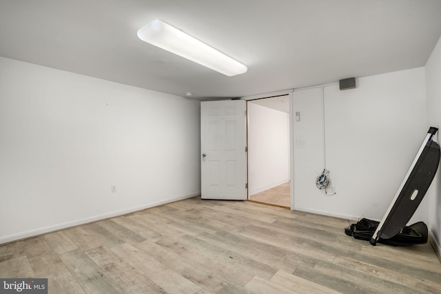 415 14th St Unit 55A, Ocean City, MD 21842 - unfurnished bedroom with light wood-type flooring and baseboards