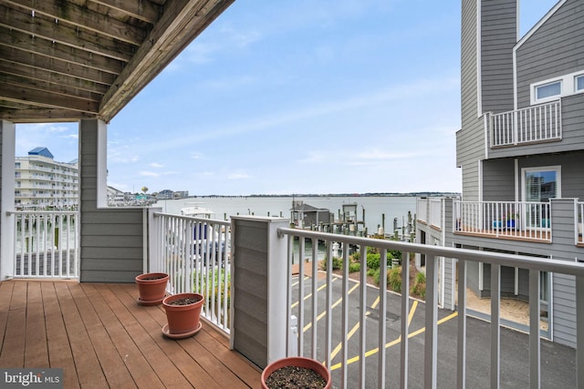 415 14th St Unit 55A, Ocean City, MD 21842 - balcony with a water view