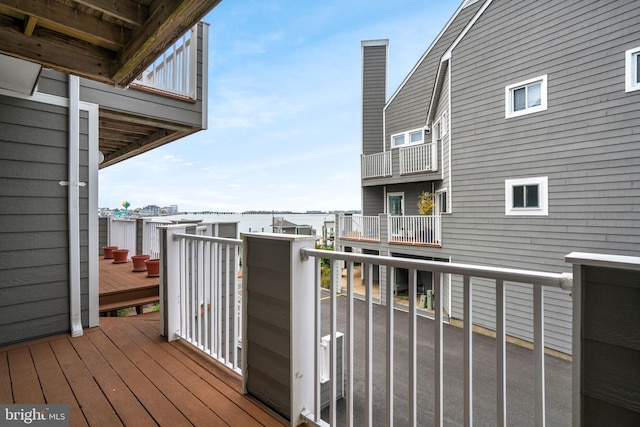 415 14th St Unit 55A, Ocean City, MD 21842 - wooden terrace featuring a water view