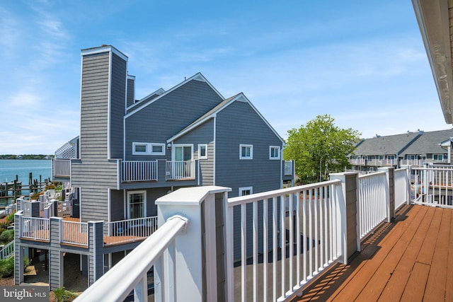 415 14th St Unit 55A, Ocean City, MD 21842 - deck with a water view