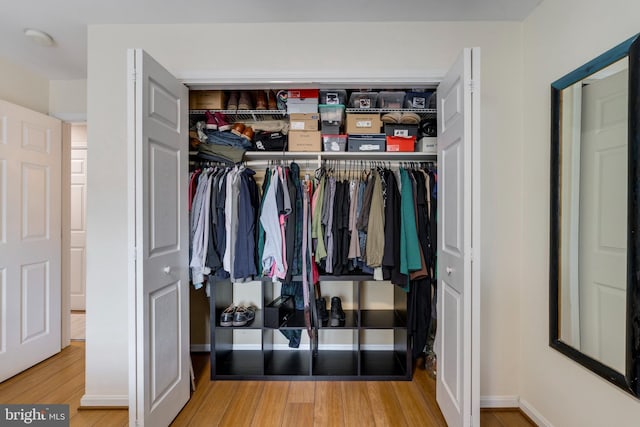 view of closet