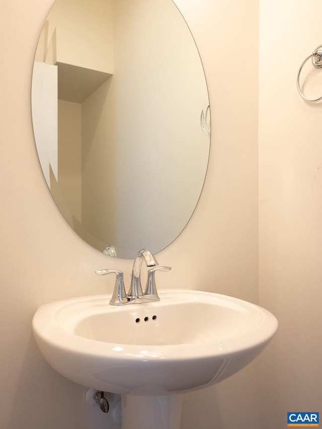 bathroom with a sink