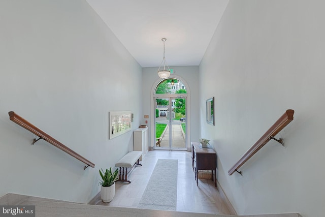 entrance foyer featuring baseboards