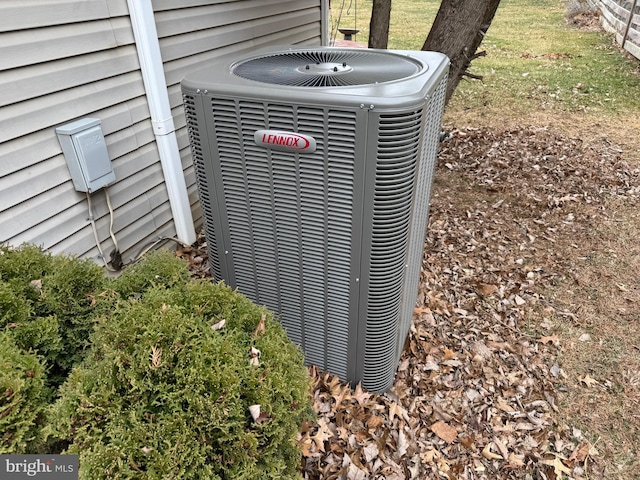 exterior details featuring central air condition unit