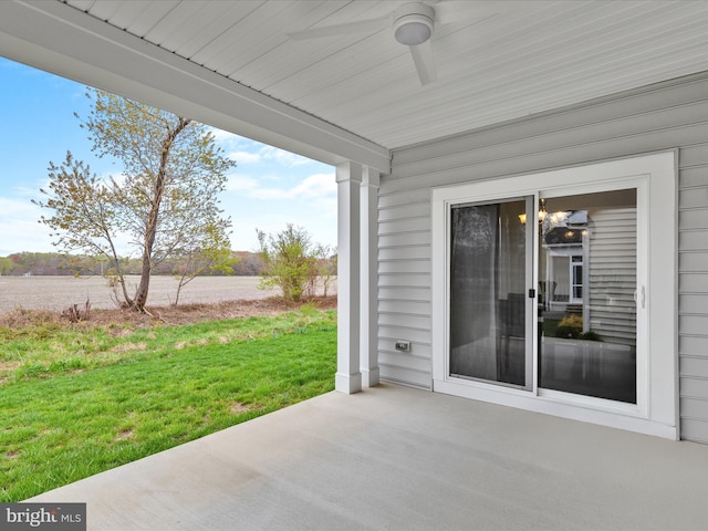 23811 Pembroke Ln, Millville, DE 19967 - view of patio with a ceiling fan