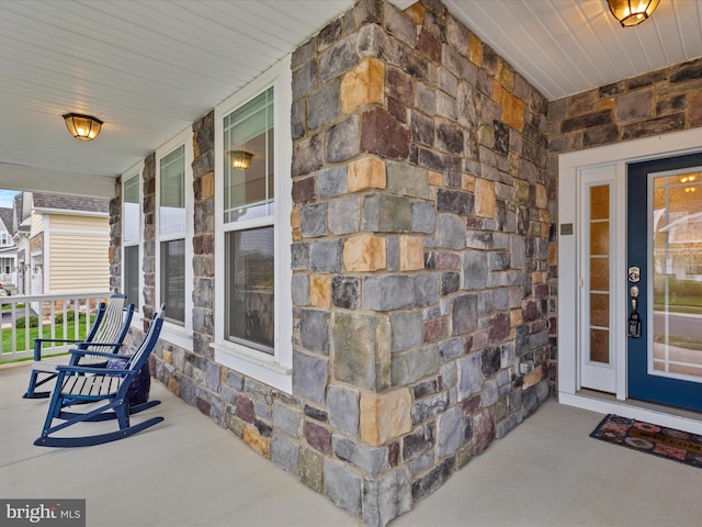 23811 Pembroke Ln, Millville, DE 19967 - entrance to property featuring a porch and stone siding