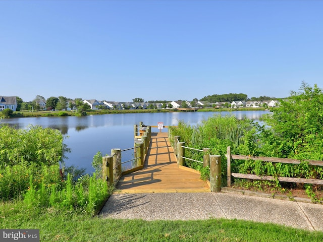 23811 Pembroke Ln, Millville, DE 19967 - view of dock with a water view