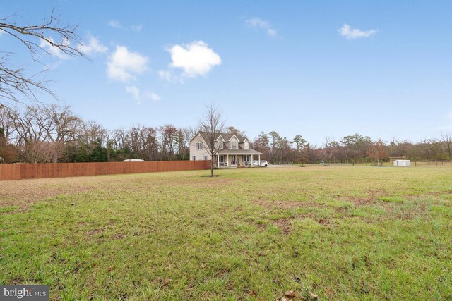 4270 Beulah Rd, Hurlock, MD 21643 - view of yard with fence