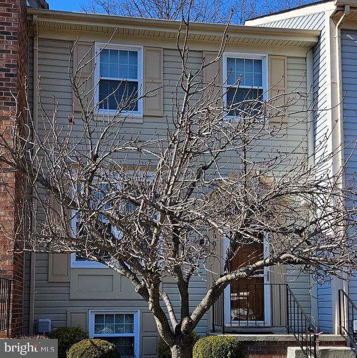 view of home's exterior featuring brick siding