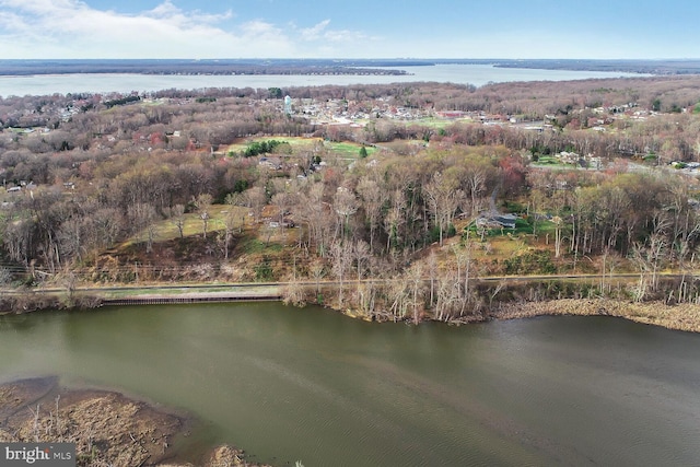 5290 Hickory Creek Pl, Indian Head, MD 20640 - bird's eye view featuring a water view