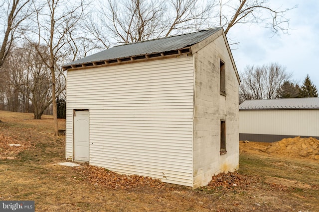 view of outbuilding with an outdoor structure