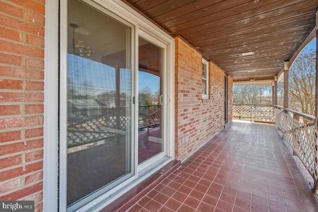 balcony with a porch