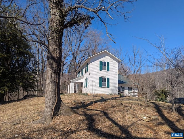 view of front of property