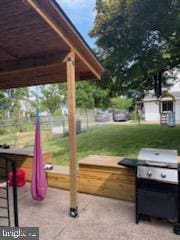 view of patio / terrace featuring grilling area