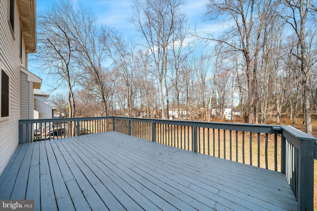 view of deck