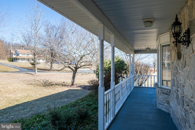 view of patio / terrace featuring a porch