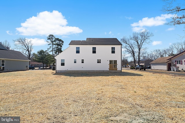 view of back of property