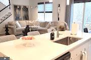 kitchen with a sink, white cabinets, and light countertops