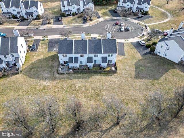 drone / aerial view featuring a residential view