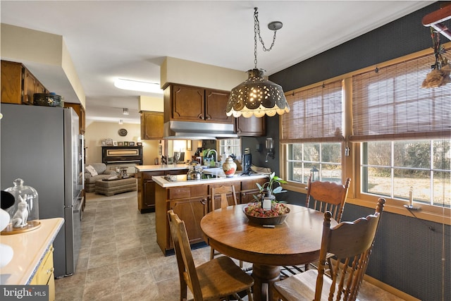 view of dining room