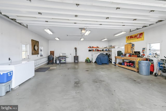 1175 Letort Rd, Conestoga, PA 17516 - garage featuring a workshop area and a garage door opener