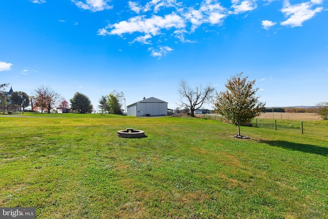 1175 Letort Rd, Conestoga, PA 17516 - view of yard with an outdoor fire pit