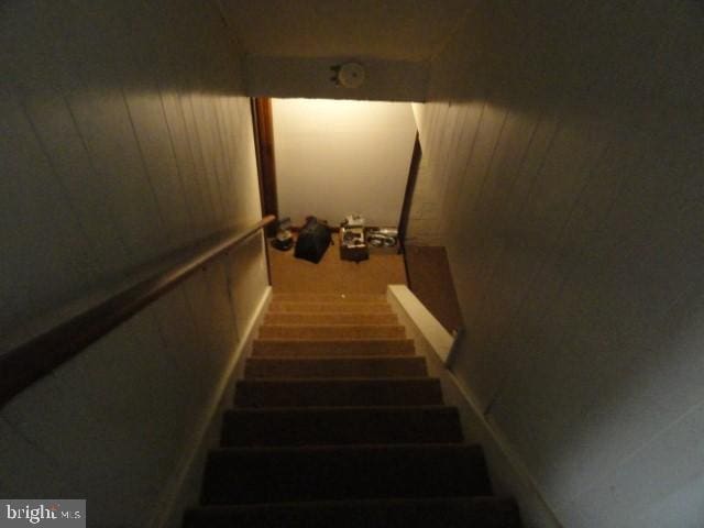 view of stairs