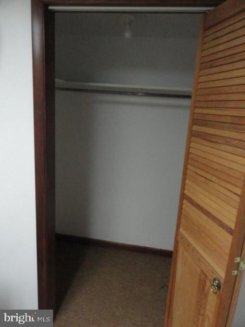 view of closet