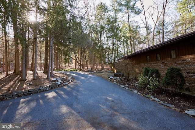 view of road