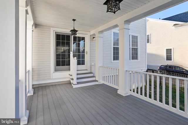 9 Quaker St, Chesterfield, NJ 08515 - view of wooden deck