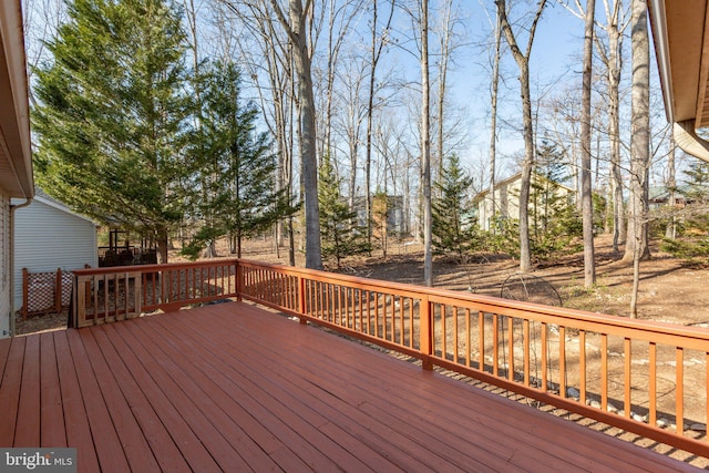 view of deck