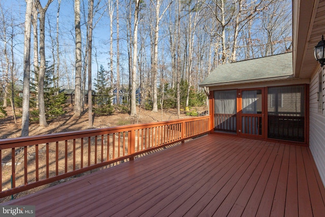 view of deck