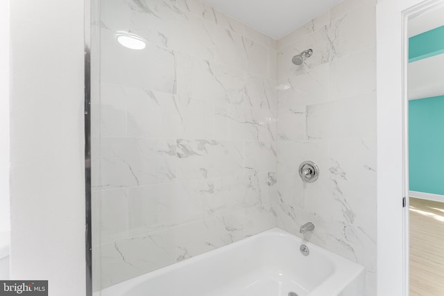 full bathroom featuring shower / washtub combination