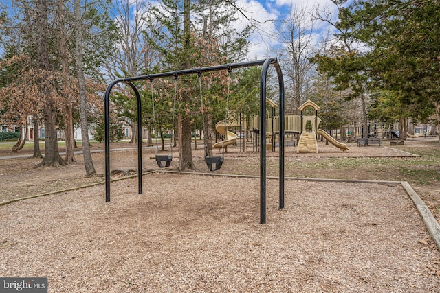 view of communal playground