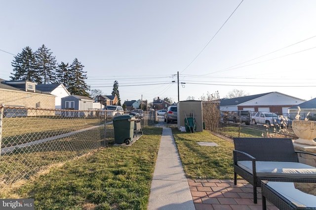 view of road featuring a residential view