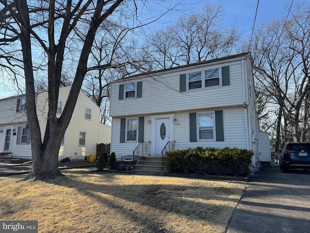 view of colonial house