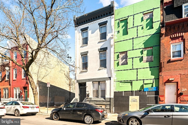 view of front of property with brick siding