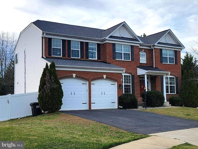 15200 Spotted Turtle Ct, Woodbridge, VA 22193 - multi unit property with an attached garage, fence, a front lawn, and aphalt driveway