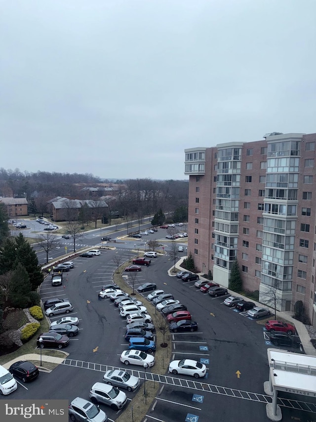 exterior space featuring uncovered parking