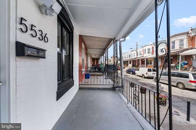 balcony with a porch