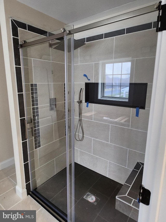 230 Banyan Dr, State College, PA 16801 - full bathroom with tile patterned floors and a stall shower