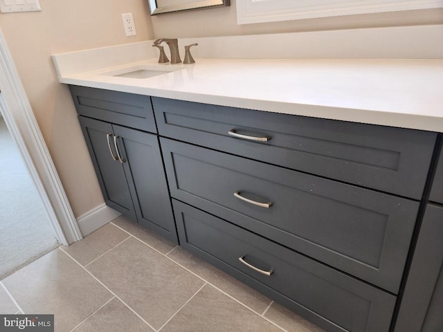 230 Banyan Dr, State College, PA 16801 - bathroom with tile patterned floors and vanity