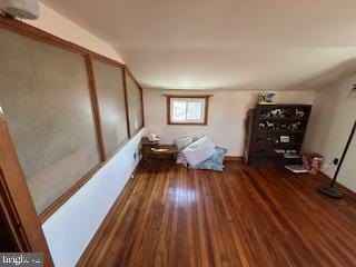 unfurnished bedroom with wood finished floors