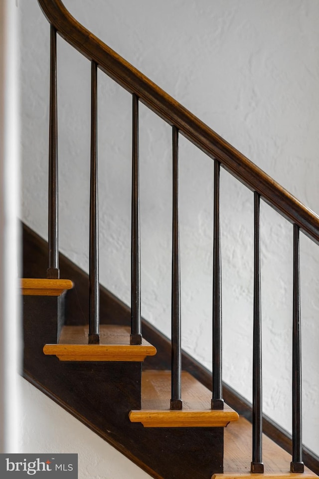 view of staircase