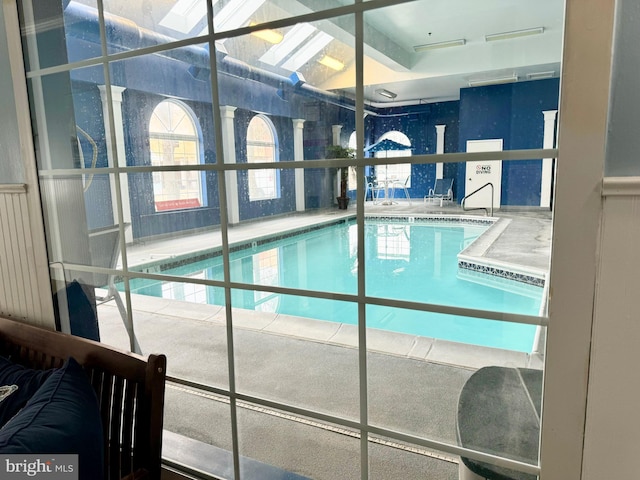 view of pool