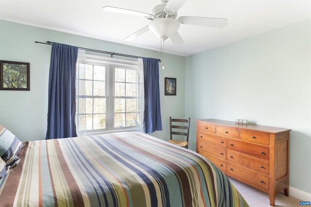 3535 Foxwood Dr, Barboursville, VA 22923 - bedroom featuring carpet flooring and ceiling fan