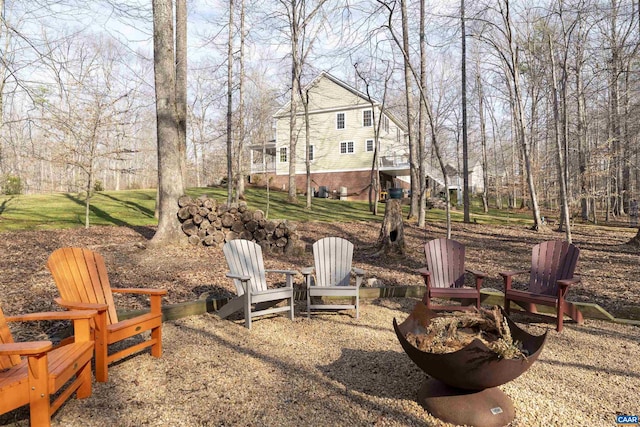 3535 Foxwood Dr, Barboursville, VA 22923 - view of yard with stairway