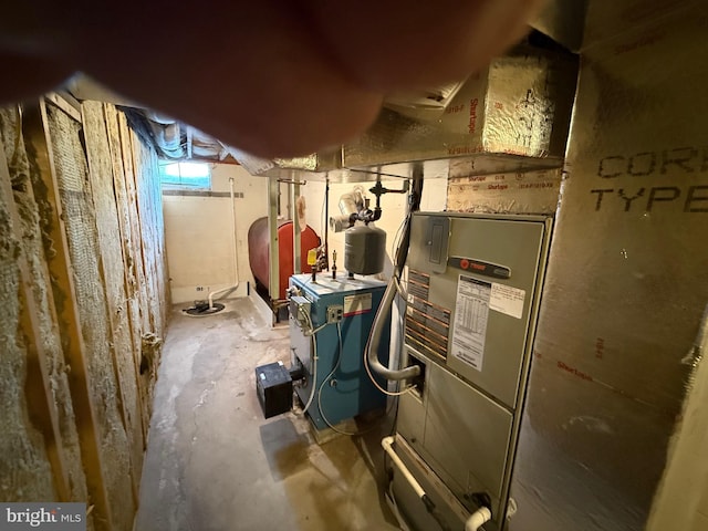 utilities with a heating unit, heating unit, and heating fuel